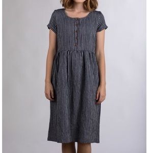 Pyne & Smith #11 Midi Size Small Indigo Stripe